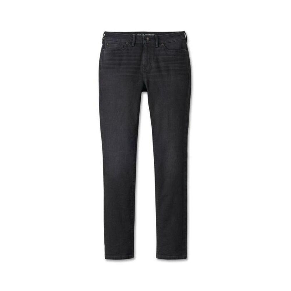 Harley Davidsons Women’s black straight leg jeans